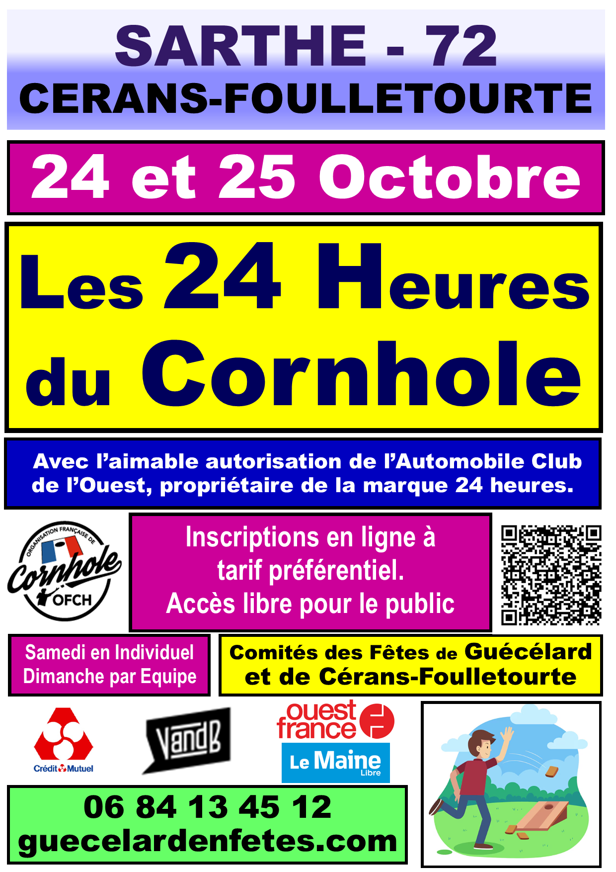 A LA UNE ! – Comité des Fêtes de Guécélard (72230 – Sarthe)